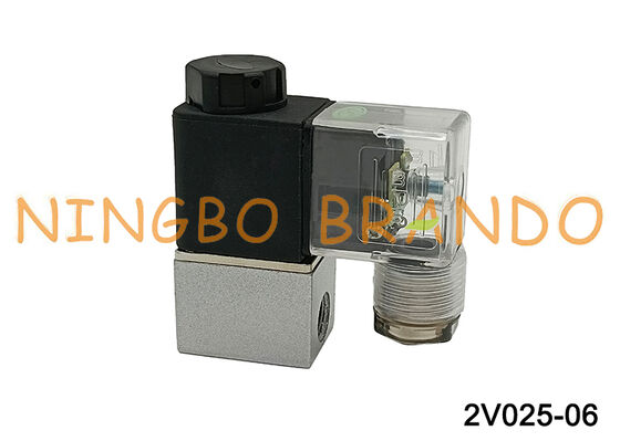 2V025-06 Katup Solenoid Minyak Air Udara Biasanya Tertutup 2V02506 DC12V
