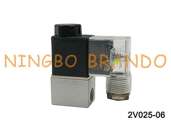 AirTAC Tipe 2V025-06 Katup Solenoid 2/2 Arah Bertindak Langsung 12V/24V/110V/220V