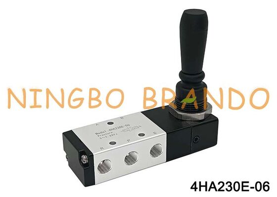 Katup Manual AirTAC Tipe 4HA230E-06 Katup Tuas Tangan Pneumatik 5/3 Arah