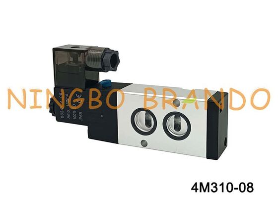 Katup Solenoid AirTAC Tipe 4M310-08 Katup Kontrol Arah Pneumatik 5/2 Arah