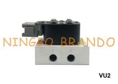 VU2 2 Pojok Jenis Accuair Suspensi Udara Solenoid Valve Manifold / Valve Unit DC12V