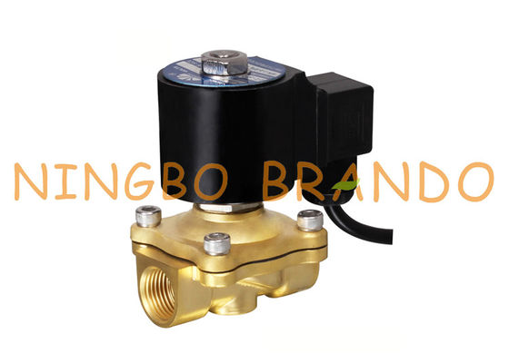1 1/4 1 1/2 Inch IP68 Bawah Air Kuningan Solenoid Valve Untuk Air Mancur 24VDC 115VAC 220VAC