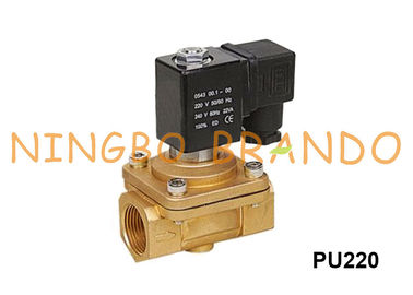 Shako Jenis Kuningan Solenoid Valve Untuk Air 1/8 '' PU220-01 1/4 '' PU220-02 220 V AC 24 V DC