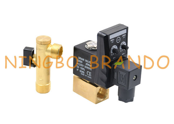 1/2 `` 110V 220V Air Receiver Tank Auto Drain Valve Dengan Saringan