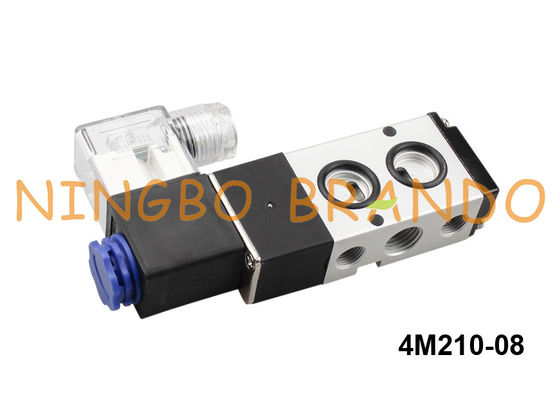 4M210-08 Airtac Type Namur Solenoid Valve 5/2 Way G1 / 4 `` 24V 220V