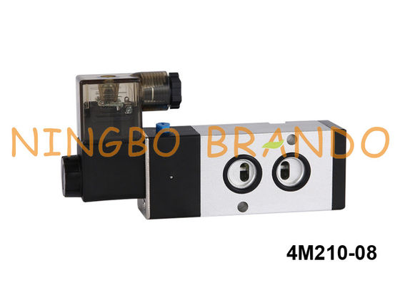 5/2 G1 / 4 `` Namur Solenoid Valve 4M210-08 Jenis Airtac 24V DC 220V AC