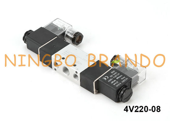 4V220-08 Katup Solenoid Pneumatik Jenis Airtac 4V220-08-DC24V DC24V