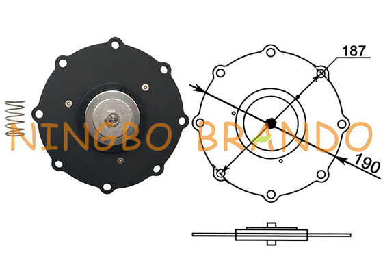 C113928 3 `` Inch SCEX353.060 Pulse Jet Valve Penggantian Diafragma