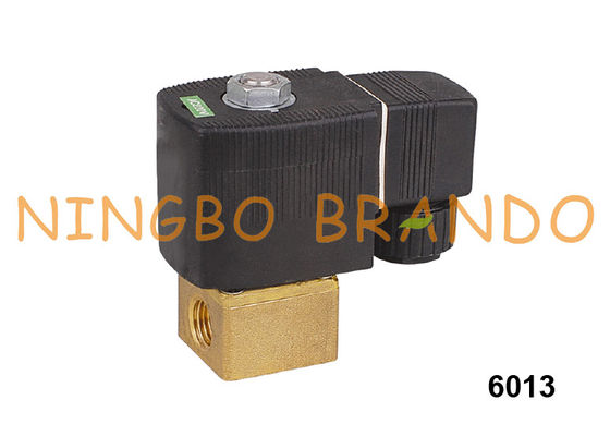 6013 A 1/8 FKM BR 2 Way NC Kuningan Solenoid Valve 1/8 '' 24V DC