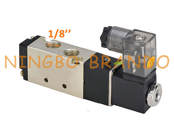 4V110-06 1/8 '' Inch Single Coil 5/2 Way Pneumatic Solenoid Valve