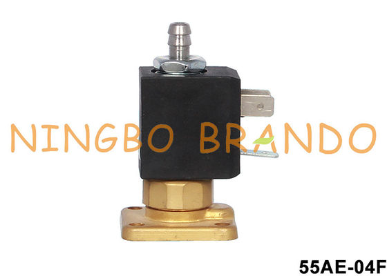 5515 3 Way NC Plated Brass Solenoid Valve Untuk Pembuat Kopi Espresso